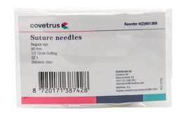 Covetrus Agujas Sutura 1-2 Corte Sz 1 80 mm Ojo Regular 12 Unidades Acero Especial Endurecido